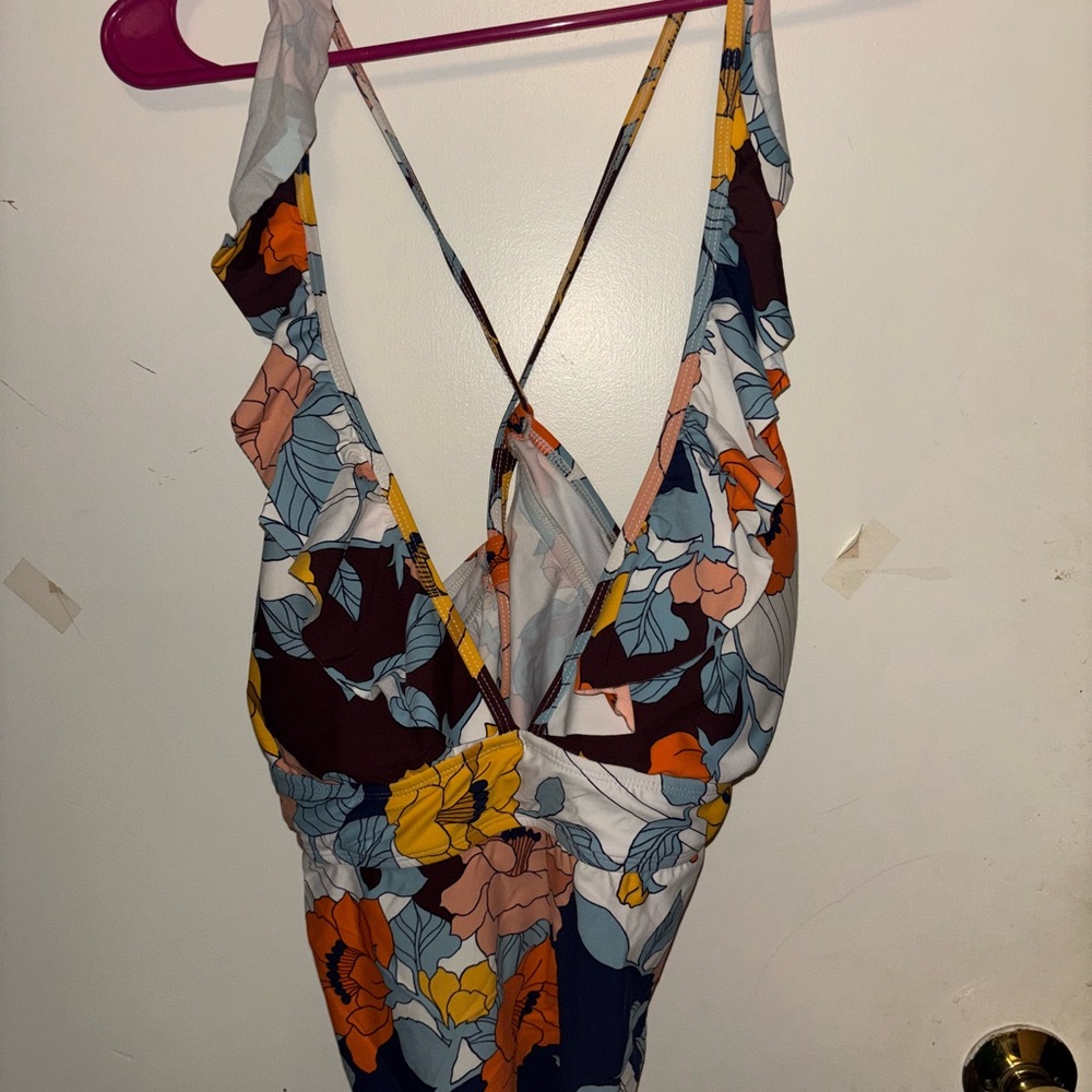 Floral Strappy Swimsuit